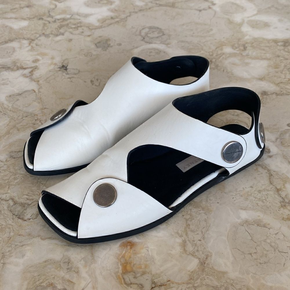 Stella McCartney Leather Sandals Made in Italy - Picture 3 of 15